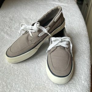 NWOT! SPERRY Gray Topsider Boat shoes